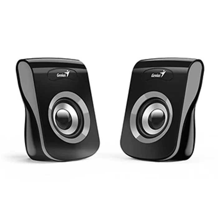 Hauptproduktbild Genius reproduktory SP-Q180, 2.0, 6W, černošedé, regulace hlasitosti, stolní, 150Hz-20kHz