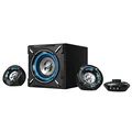 Genius reproduktory SW-G2.1 1000, 2.1, 26W, černé, ovládání hlasitosti, modře podsvícené,