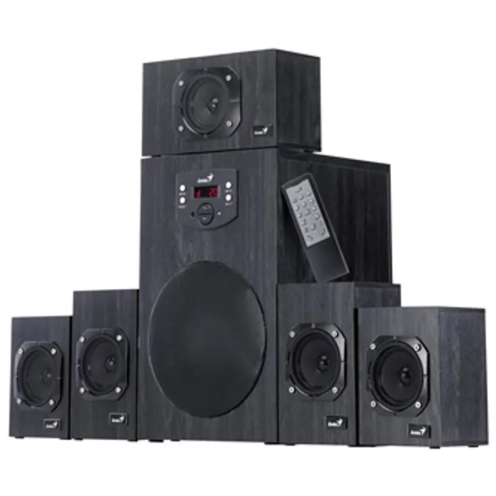 Hauptproduktbild Genius reproduktory SW-HF 5.1 4500 v2, 5.1, 125W, černé, dálkové ovládání, domácí kino, 3