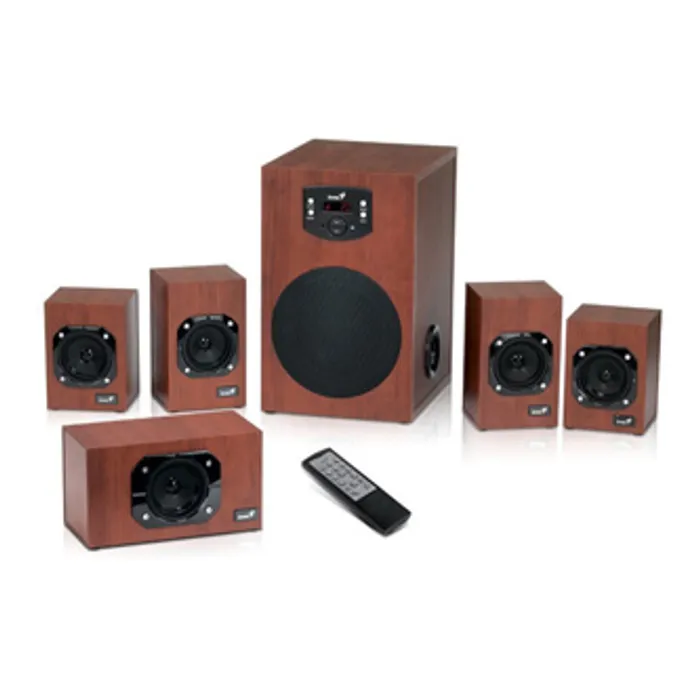 Hauptproduktbild Genius reproduktory SW-HF 5.1 4600 v2, 5.1, 120W, hnědé, dálkové ovládání, domácí kino, 3