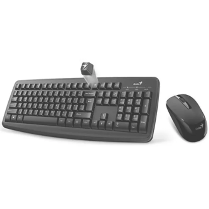 Hauptproduktbild Genius Smart KM-8100, Sada klávesnice s bezdrátovou optickou myší, AAA, CZ/SK, 2.4 [Ghz],
