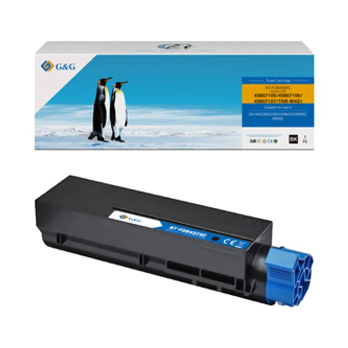 Hauptproduktbild G&G kompatibilní toner s 45807106, black, 7000str., NT-FOB432XC, pro OKI B412, B432, B512