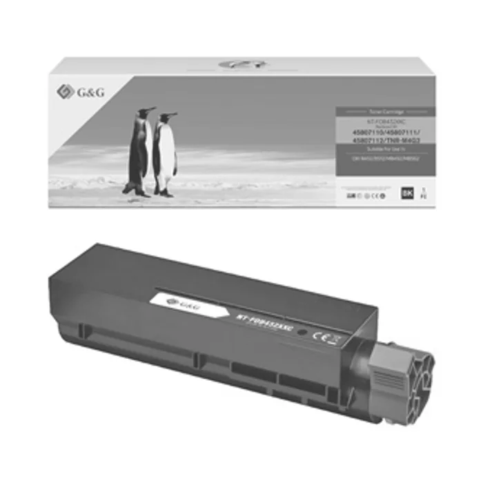 Hauptproduktbild G&G kompatibilní toner s 45807111, black, 12000str., NT-FOB432XXC, pro OKI B432, B512, MB