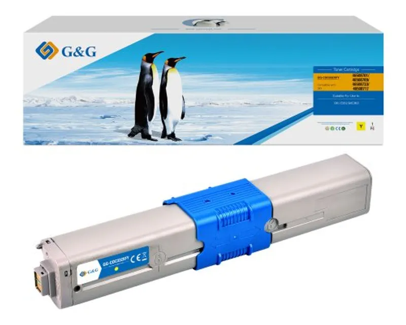 Hauptproduktbild G&G kompatibilní toner s 46508709, yellow, 3000str., NT-COC332XFY, pro OKI C332, MC363, N