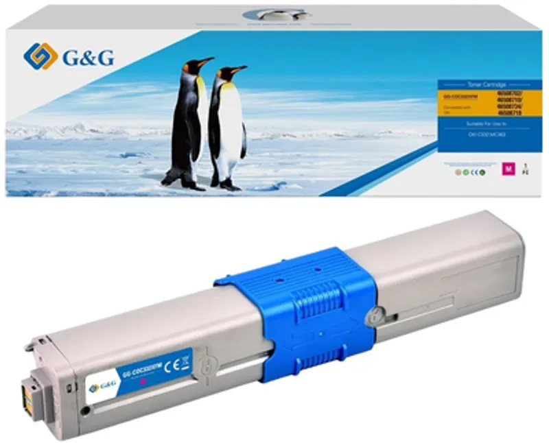 Hauptproduktbild G&G kompatibilní toner s 46508710, magenta, 3000str., NT-COC332XFM, pro OKI C332, MC363,