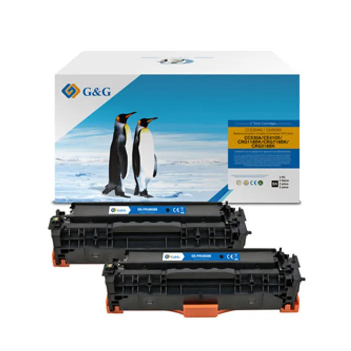 Hauptproduktbild G&G kompatibilní toner s CC530A, black, NT-PH530UBK, pro HP Color LaserJet CP2020/CP2025/