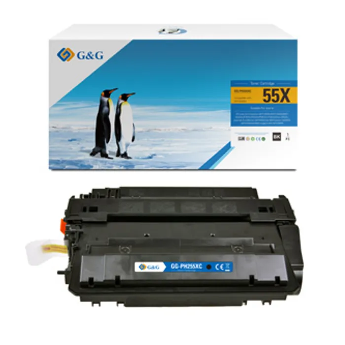 Hauptproduktbild G&G kompatibilní toner s CE255X, black, NT-PH255XC, pro HP LaserJet Enterprise MFP M525c/