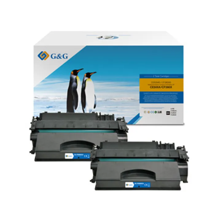 Hauptproduktbild G&G kompatibilní toner s CE505X, black, NT-PH505XCU, pro HP LaserJet P2055d/P2055dn/P2055