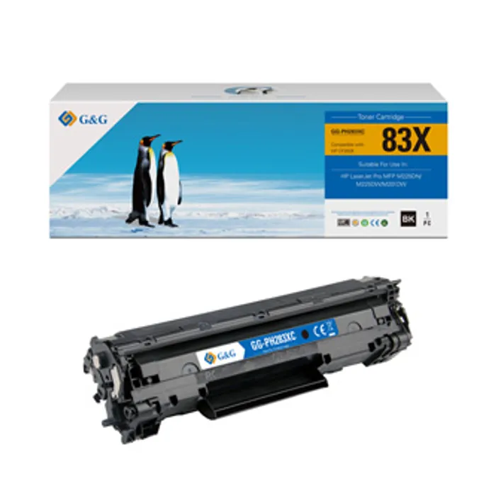 Hauptproduktbild G&G kompatibilní toner s CF283X, black, 2200str., NT-PH283XCU, pro HP LaserJet Pro M201,