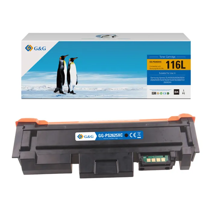 Hauptproduktbild G&G kompatibilní toner s MLT-D116L, black, 3000str., NT-PS2625XC, pro Samsung SL-M2825DW,