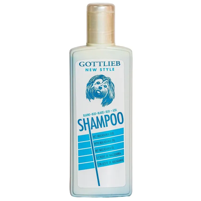 Hauptproduktbild Gottlieb Blue šampon 300ml - vybělující s makadamovým olejem