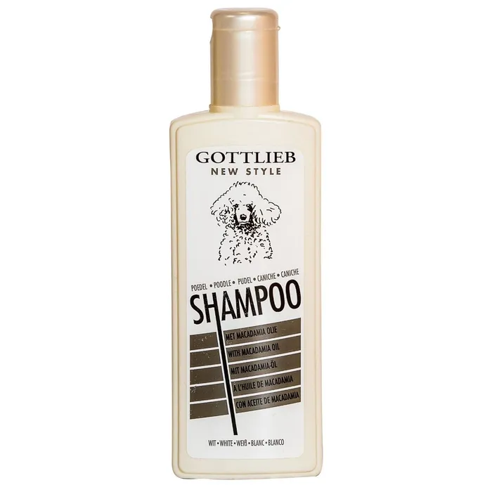 Hauptproduktbild Gottlieb Pudel šampon 300ml-pro bílé pudly s makadam. olejem