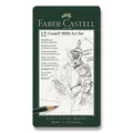Weiteres Produktbild Castell 9000 Graphitstift, Blechdose 12 Stück Faber-Castell 119065