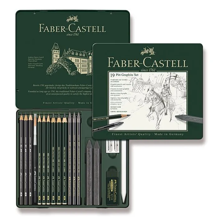 Hauptproduktbild Grafitová tužka Faber-Castell 112973 Pitt Graphite sada 19 kusů