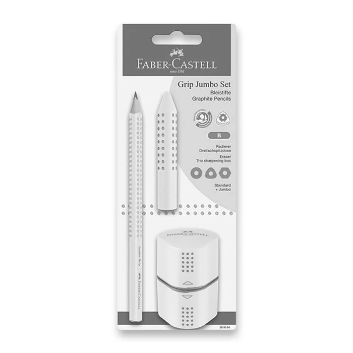 Hauptproduktbild Grafitová tužka Faber-Castell Grip 2001 Jumbo Sky Blue set 3 ks