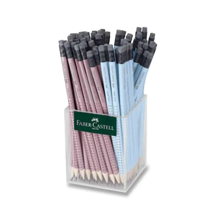 Hauptproduktbild Grafitová tužka Faber-Castell Grip 2001 s pryží stojánek, 72 ks