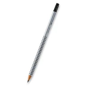 Graphitstift Faber-Castell 117201 Grip 2001 Härte B mit Gummi