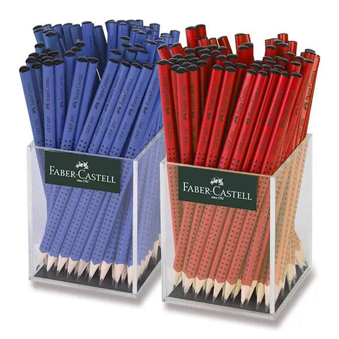 Hauptproduktbild Grafitová tužka Faber-Castell Grip 2001 tvrdost B, stojánek, 144 ks