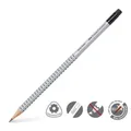 Graphitstift Faber-Castell 117200 Grip 2001 Härte HB mit Gummi