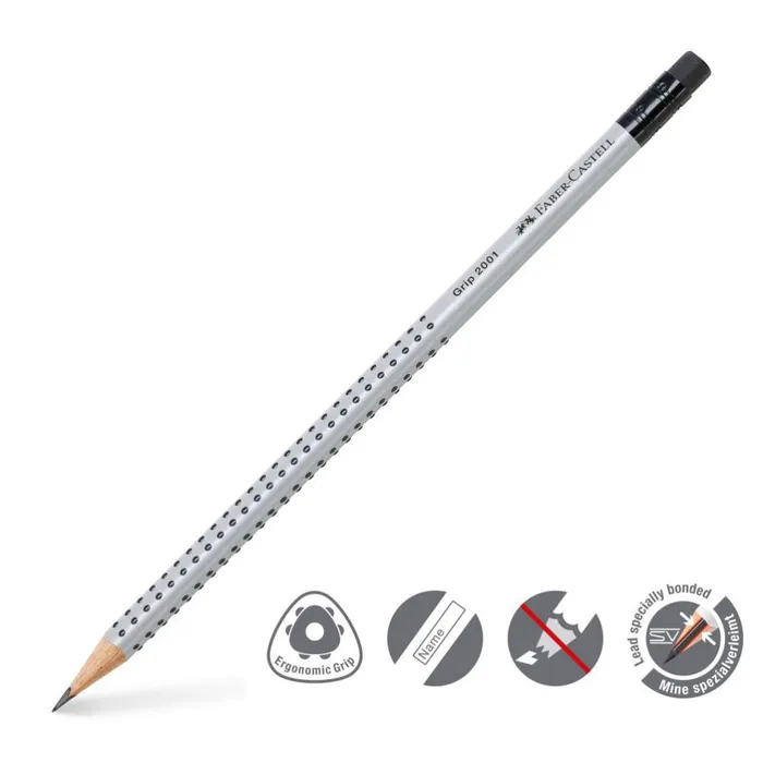 Hauptproduktbild Grafitová tužka Faber-Castell Grip 2001 tvrdost HB s pryží