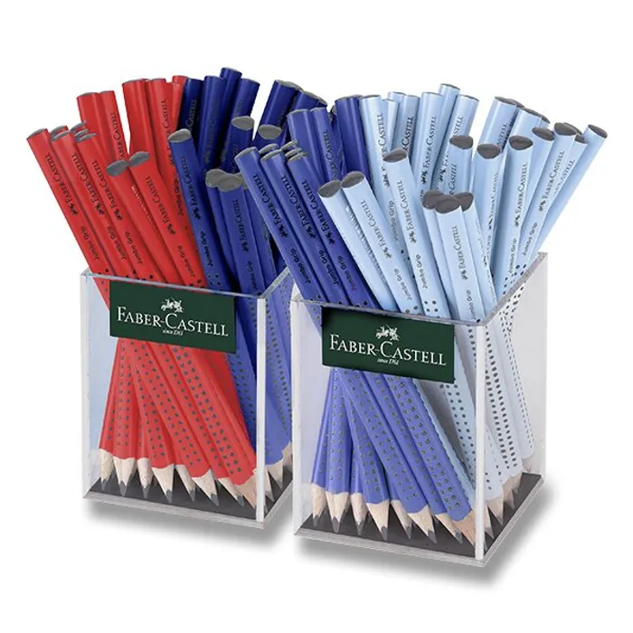 Hauptproduktbild Grafitová tužka Faber-Castell Jumbo Grip stojánek, 72 ks