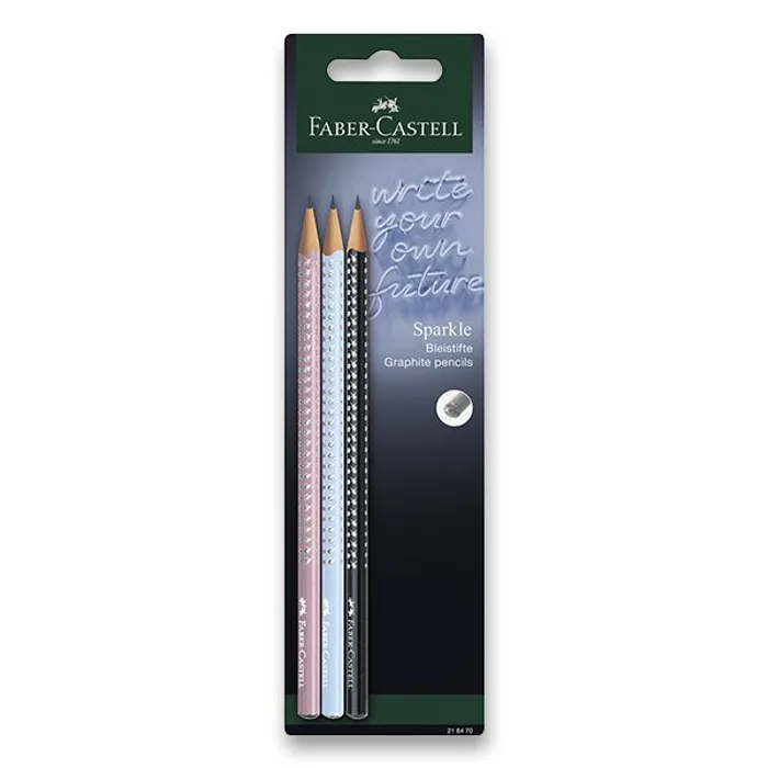 Hauptproduktbild Grafitová tužka Faber-Castell Sparkle 3 ks
