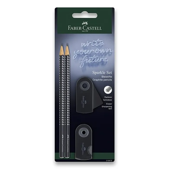 Hauptproduktbild Grafitová tužka Faber-Castell Sparkle Black set 4 ks
