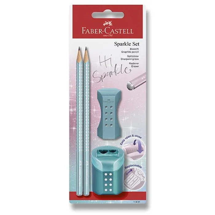Hauptproduktbild Grafitová tužka Faber-Castell Sparkle Cosmic Ocean set