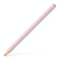 Grafitová tužka Faber-Castell Sparkle Jumbo perleťové odstíny, růžová