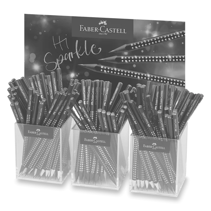 Hauptproduktbild Grafitová tužka Faber-Castell Sparkle Midnight stojánek