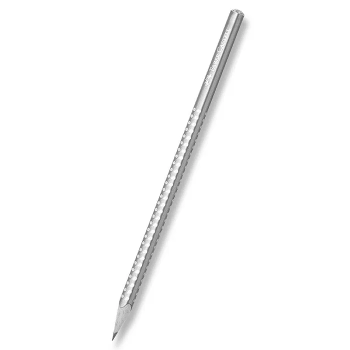 Hauptproduktbild Grafitová tužka Faber-Castell Sparkle - perleťové odstíny stříbrná