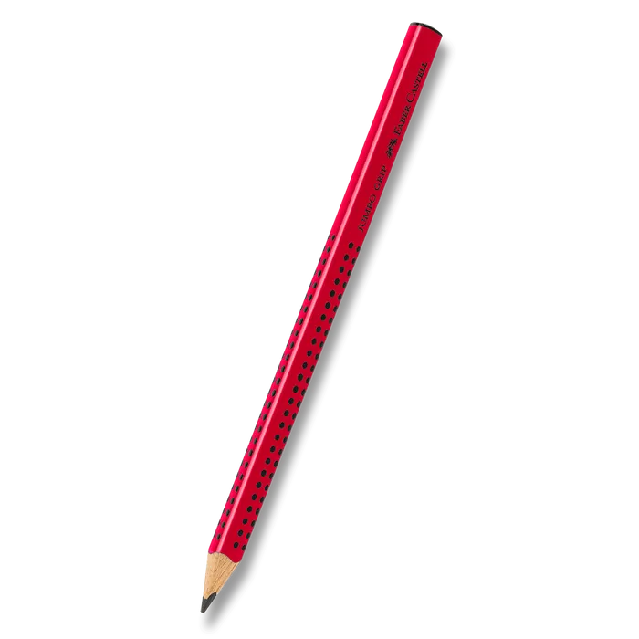 Hauptproduktbild Grafitová tužka Grip Jumbo B, červená   Faber Castell 111921