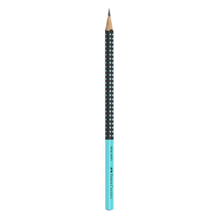 Hauptproduktbild Grafitová tužka Grip Two Tone, modrá / černá, Faber-Castell 517010