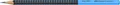Graphitstift Grip Two Tone, blau / schwarz, Faber-Castell 517010