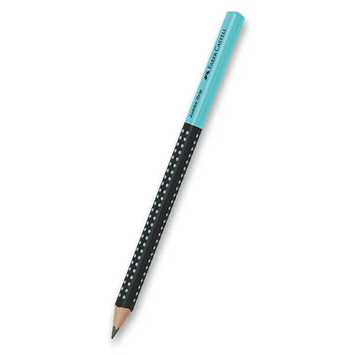 Hauptproduktbild Grafitová tužka Jumbo Grip Two Tone, tyrkysová / černá Faber-Castell 511912