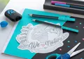 Jumbo Grip Two Tone Graphitstift, Türkis / Schwarz Faber-Castell 511912