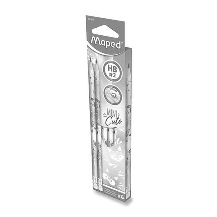 Hauptproduktbild Grafitová tužka Maped Black'Peps Mini Cute tvrdost HB, 6 ks