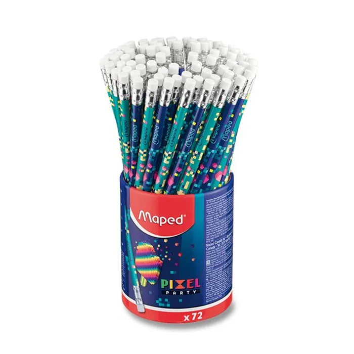 Hauptproduktbild Grafitová tužka Maped Pixel Party tvrdost HB, stojánek 72 ks