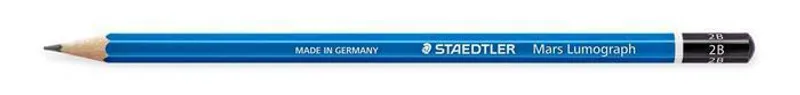 Hauptproduktbild Grafitová tužka "Mars Lumograph", 2B, šestihranná, STAEDTLER