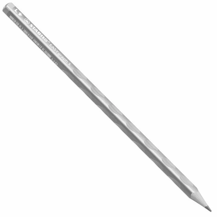 Hauptproduktbild Grafitová tužka pro leváky STABILO EASYgraph S Metallic Edition stříbrná - HB [1 ks]