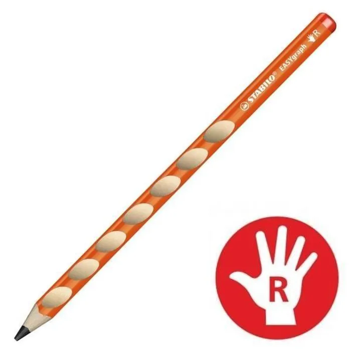 Hauptproduktbild Grafitová tužka pro praváky - STABILO EASYgraph oranžová - HB [1 ks]