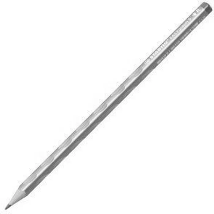 Hauptproduktbild Grafitová tužka pro prováky STABILO EASYgraph S Metallic Edition stříbrná - HB [1 ks]