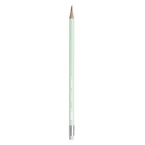 Graphitstift mit Radiergummi „Swano Pastell“, grün, HB, Sechskant, STABILO