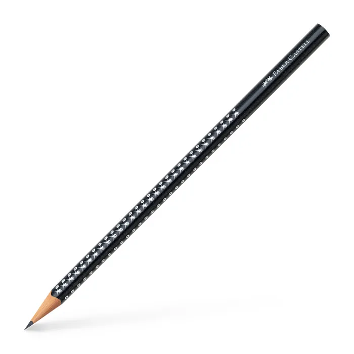 Hauptproduktbild Grafitová tužka Sparkle, černá metalická Faber Castell 118219