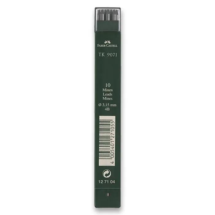 Hauptproduktbild Grafitové tuhy Faber-Castell TK 9071 3,15 mm, tvrdost 4B