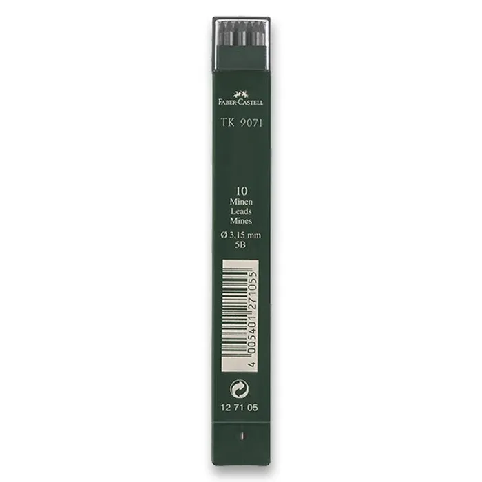 Hauptproduktbild Grafitové tuhy TK 9071 Verzatil  3.15mm T/10 9071/5B Faber Castell 127105