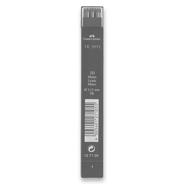 Hauptproduktbild Grafitové tuhy Faber-Castell TK 9071 3,15 mm, tvrdost 5B