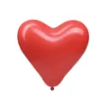 Weiteres Produktbild Luftballon Herzform rot durchmesser 35cm `L` [100 St.]