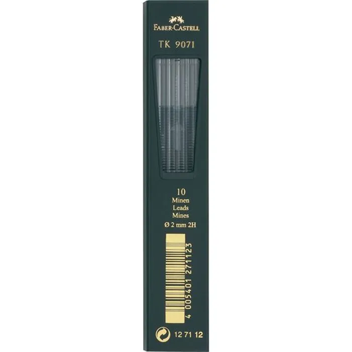 Hauptproduktbild Grafitové tuhy TK 9071 Verzatil  2mm TB/10   9071/2H Faber Castell 127112