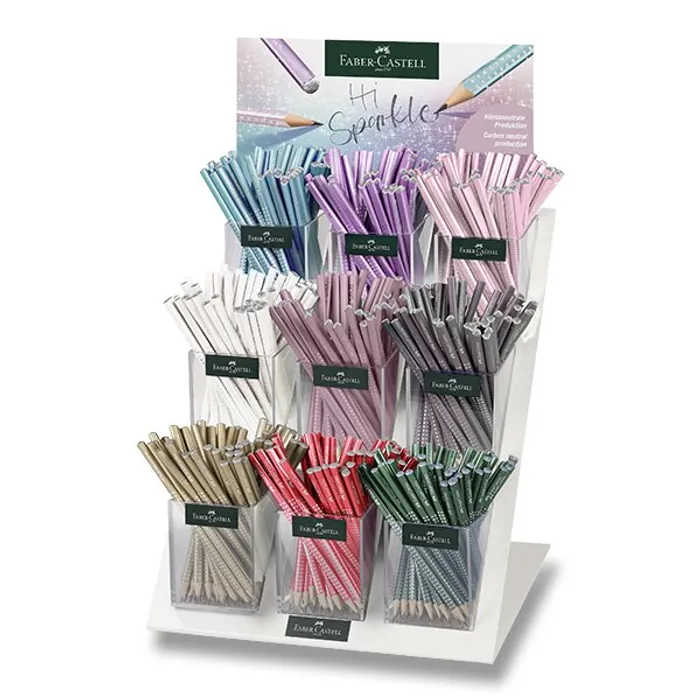 Hauptproduktbild Grafitové tužky Faber-Castell Sparkle stojánek, 432 ks, tvrdost B